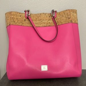 Preloved Lauren Ralph Lauren Hanway. Cork top tote